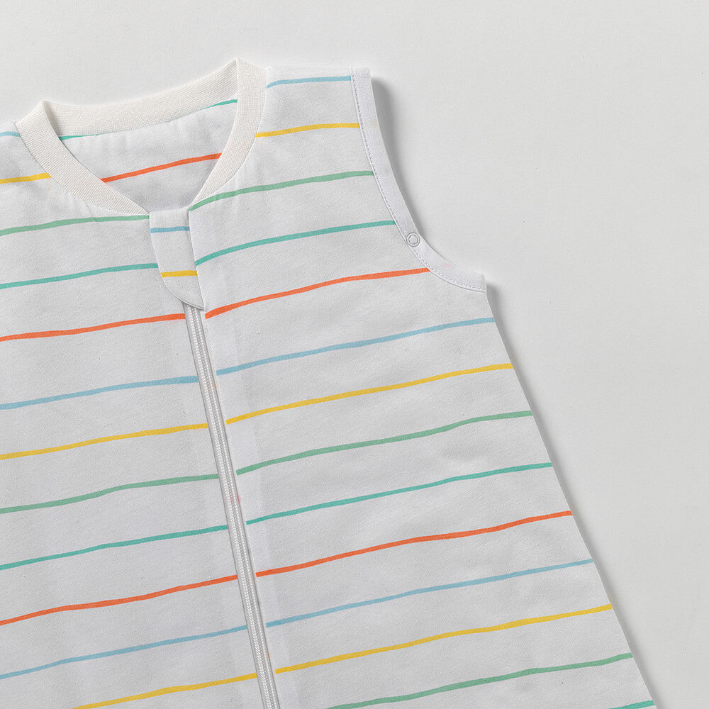 Baby Sleeping Bag - 1.0 TOG_Rainbow Stripes_OEKOTEX_420