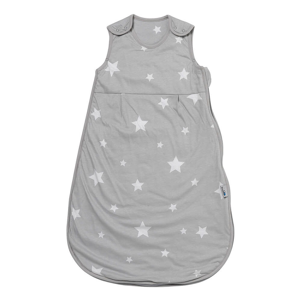 Baby Sleeping Bag - 1.0 TOG_Grey Stars_front_420