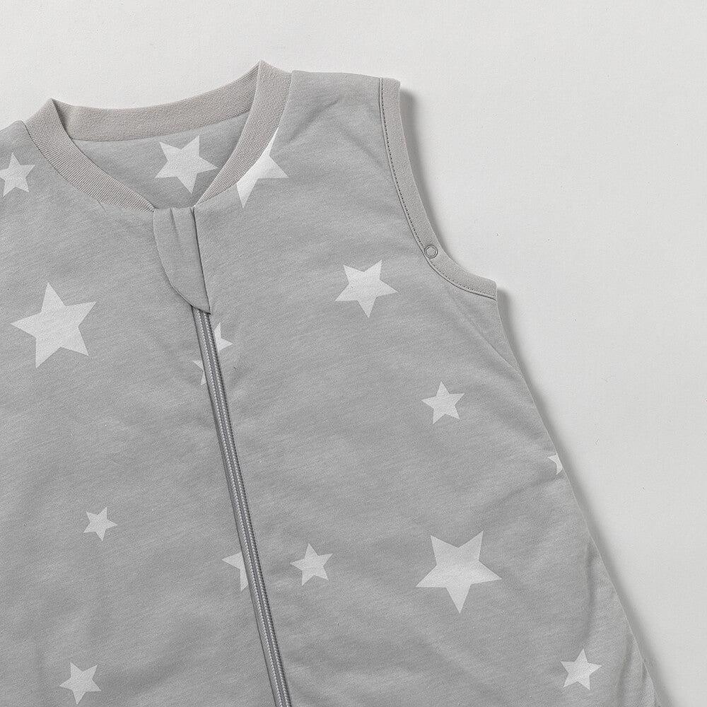 Baby Sleeping Bag - 1.0 TOG_Grey Stars_OEKOTEX_420