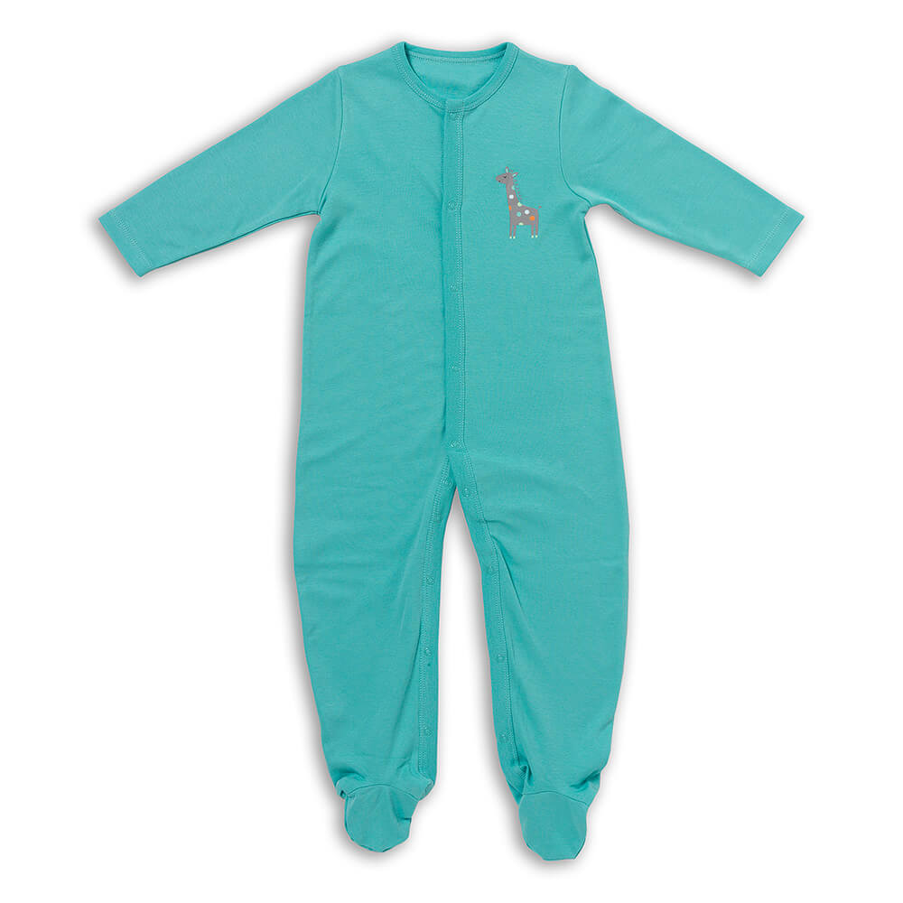 100% Organic Long Sleeve Baby Pyjamas - 2-pack_Safari_4_443