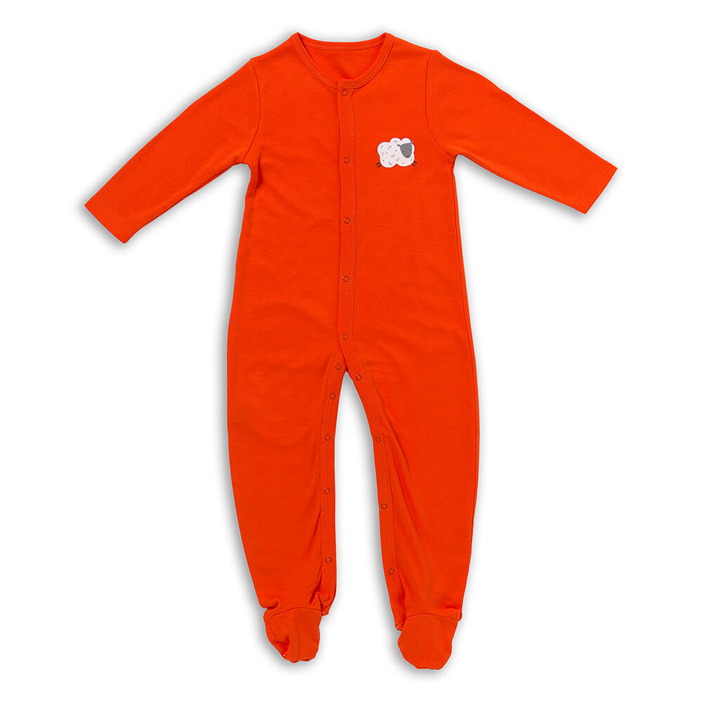 100% Organic Long Sleeve Baby Pyjamas - 2-pack_Farmyard_4_443