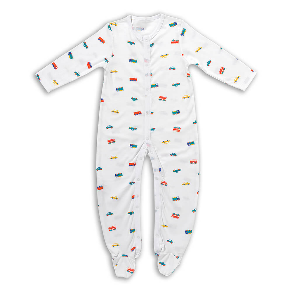 100% Organic Long Sleeve Baby Pyjamas - 2-pack_Transport_3_443