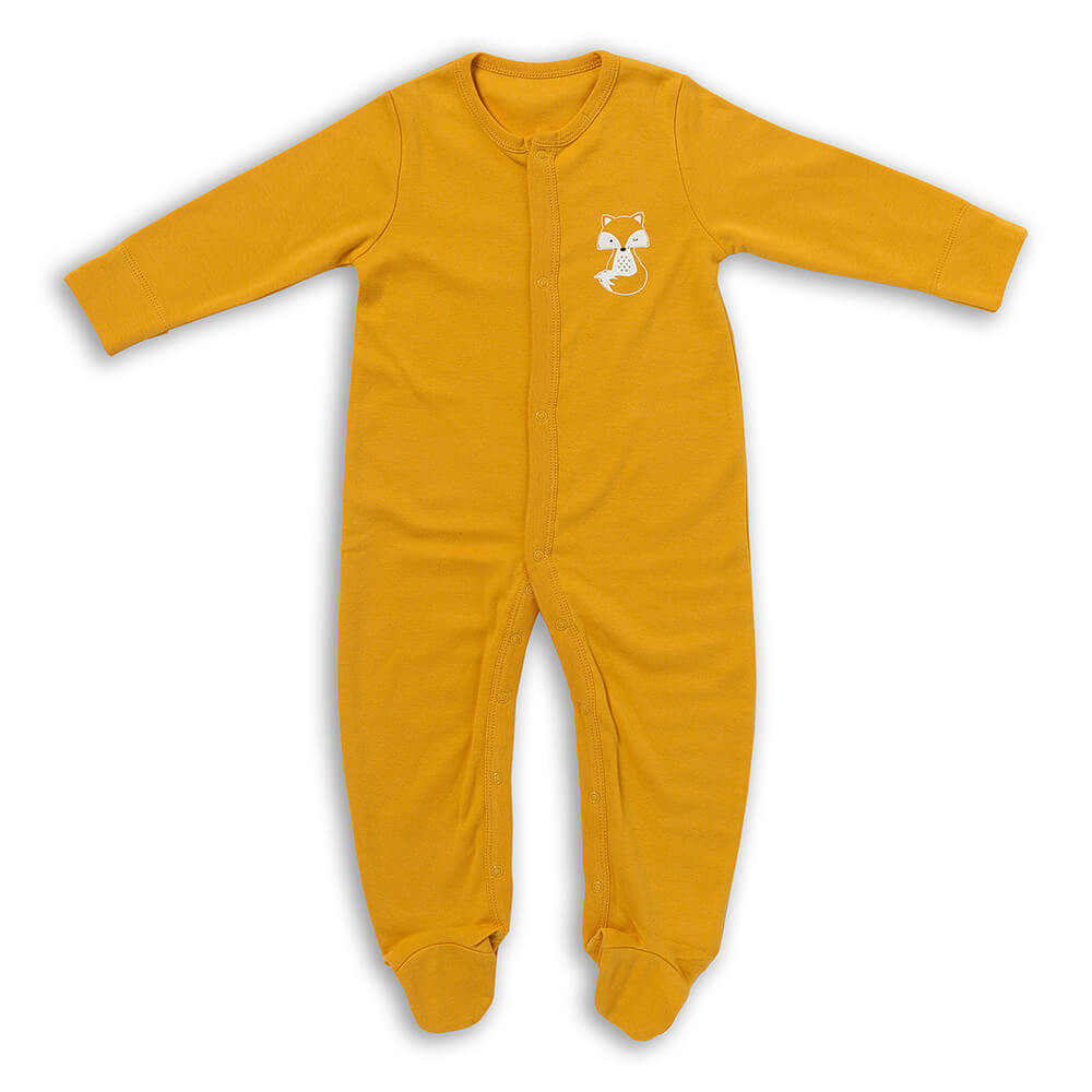 100% Organic Long Sleeve Baby Pyjamas - 2-pack_Woodland Animals_4_443