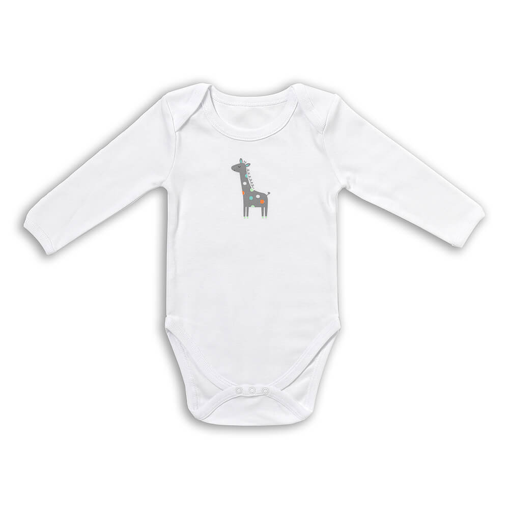 Organic Long Sleeve Baby Body - 3-pack_Safari_4_434