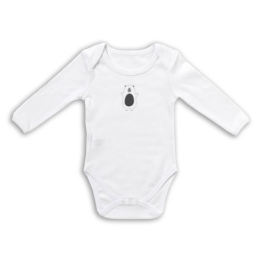 Organic Long Sleeve Baby Body - 3-pack_Polar Pals_3_434