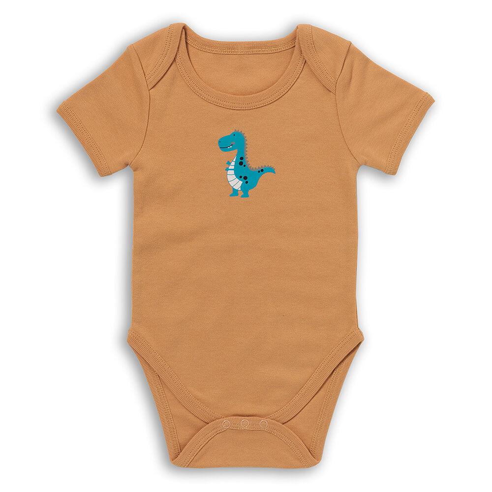 100% Organic Short Sleeve Baby Body - 5-pack_Jurassic_5_430