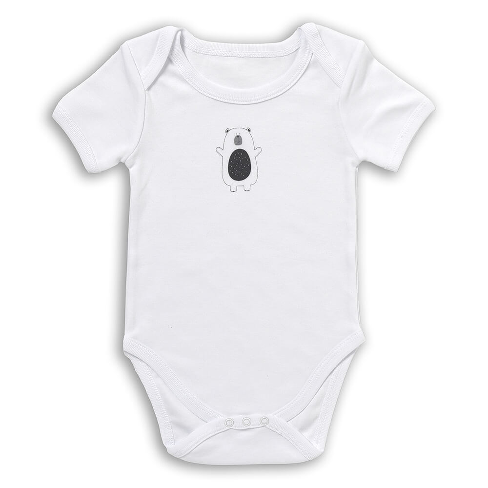 100% Organic Short Sleeve Baby Body - 5-pack_Polar Pals_3_430