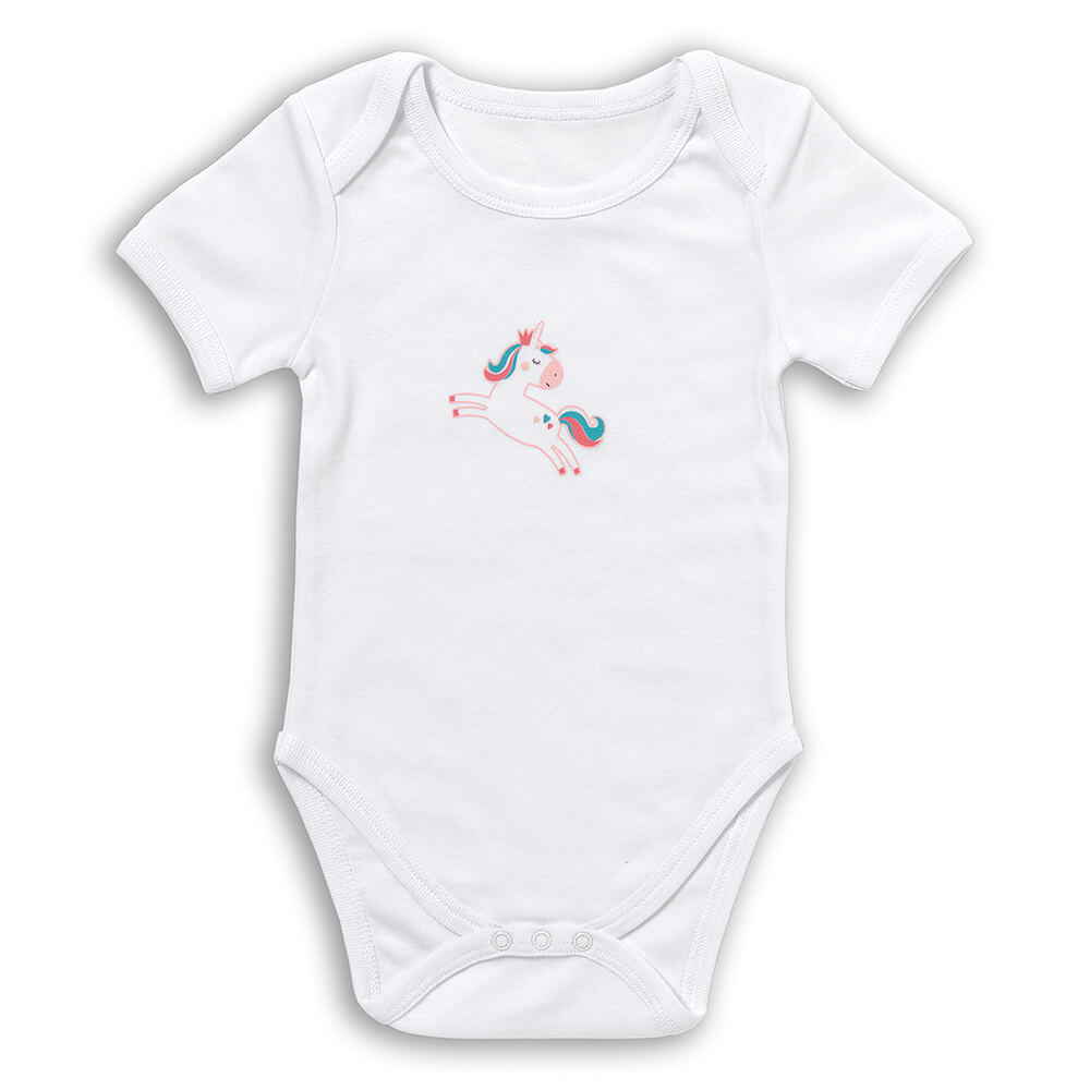 100% Organic Short Sleeve Baby Body - 5-pack_Unicorn_3_430