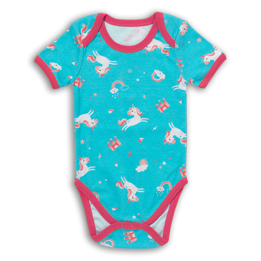 100% Organic Short Sleeve Baby Body - 5-pack_Unicorn_6_430