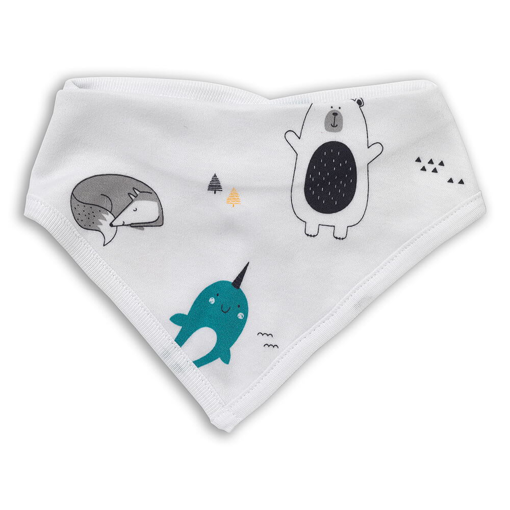 Organic Baby Bandanas - 4-pack_Polar Pals_46_446