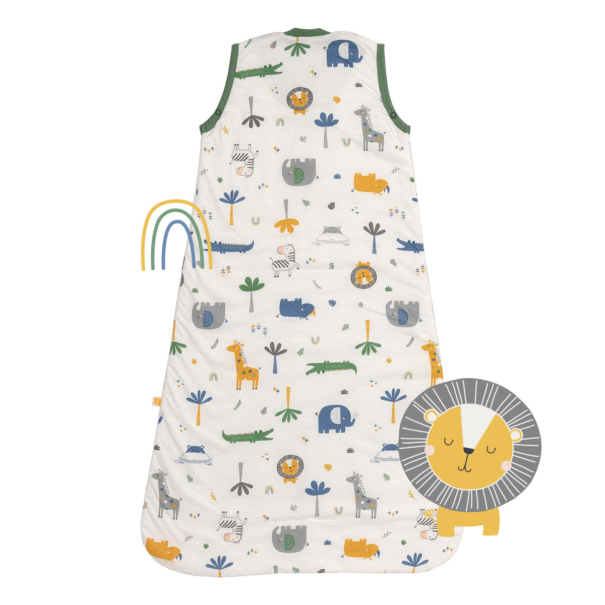 Baby Sleeping Bag - 1.0 TOG_Jungle_back_420