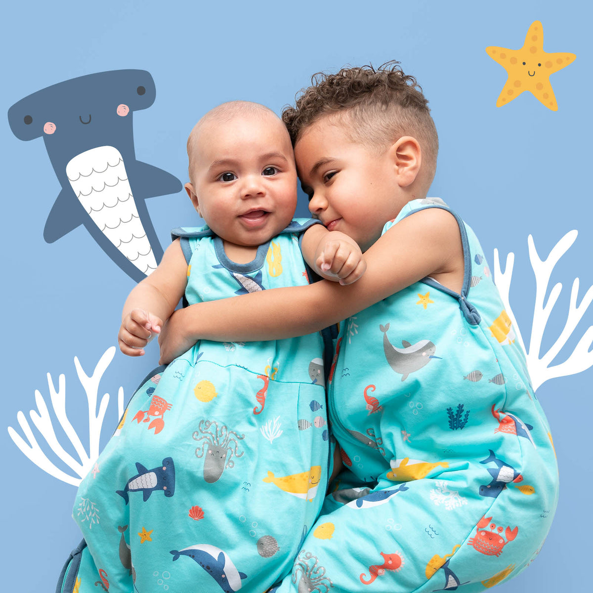 Baby Sleeping Bag - 1.0 TOG_Under the Sea_sample image_420