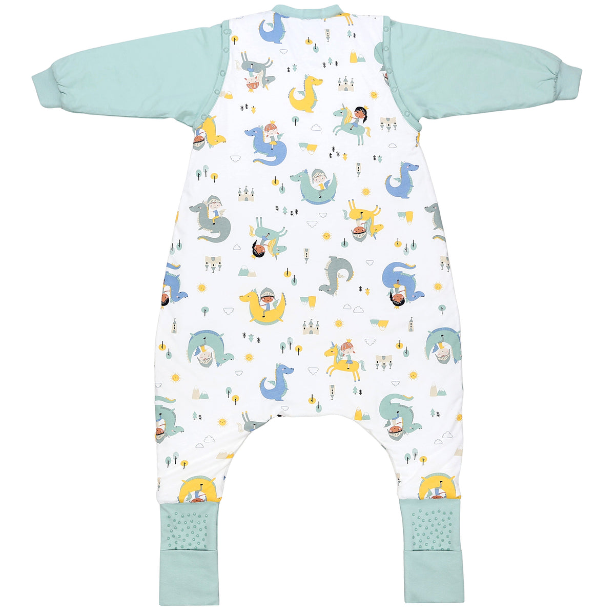 Sleeping Bag with Feet Foldable Feet Covers & Sleeves - 1.0 TOG_Fantasia_back2_1182
