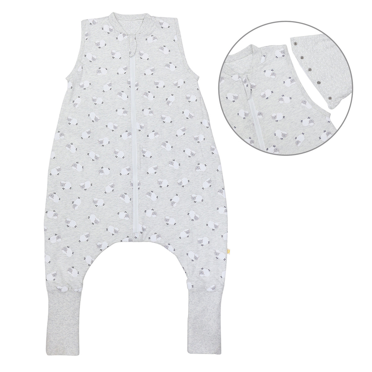 Sleeping Bag with Feet Foldable Feet Covers & Sleeves - 1.0 TOG_front_1182