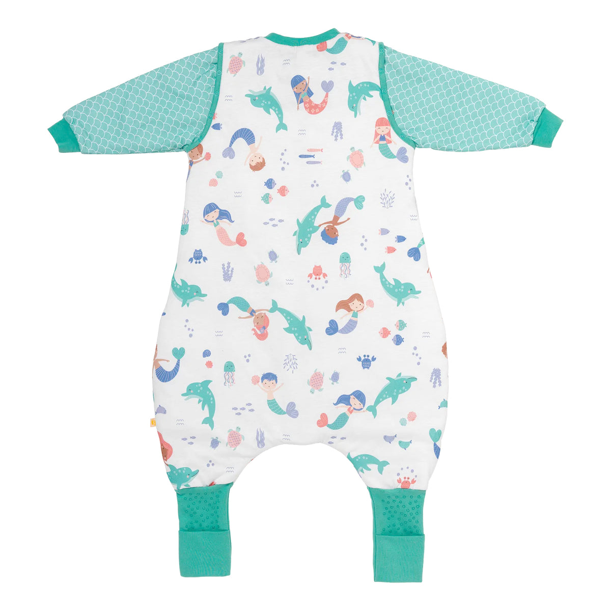 Sleeping Bag with Feet Foldable Feet Covers & Sleeves - 1.0 TOG_Mermaid_back2_1182