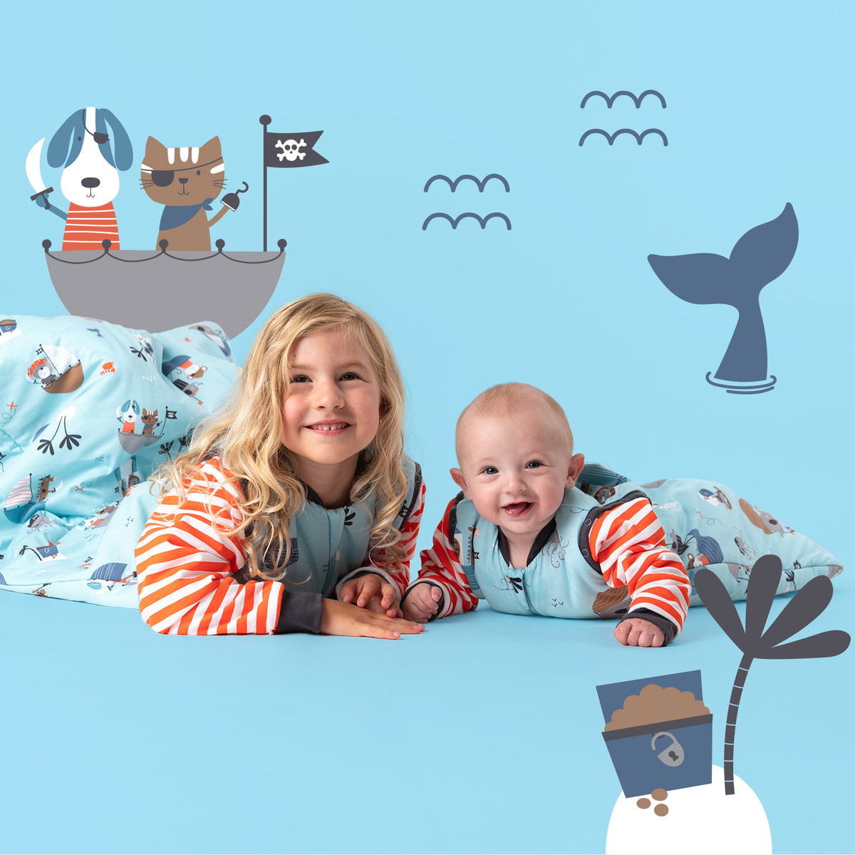 Baby Sleeping Bag - 1.0 TOG_Pirate_sample image_1187