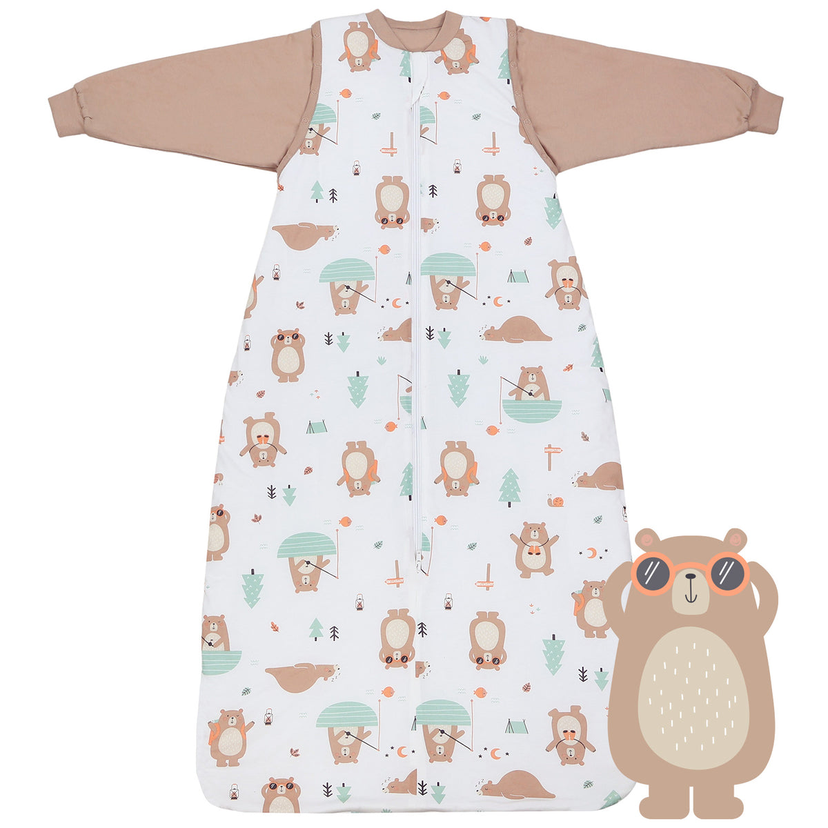 Baby Sleeping Bag - 1.0 TOG_Explorer Bear_front_1187
