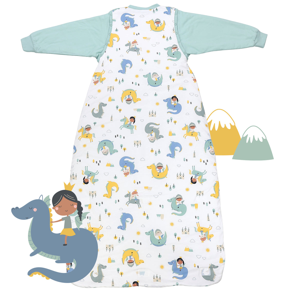Baby Sleeping Bag - 1.0 TOG_Fantasia_back_1187