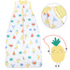 Baby Sleeping Bag - 1.0 TOG_Sporty Fruit_Front with armhole_1187