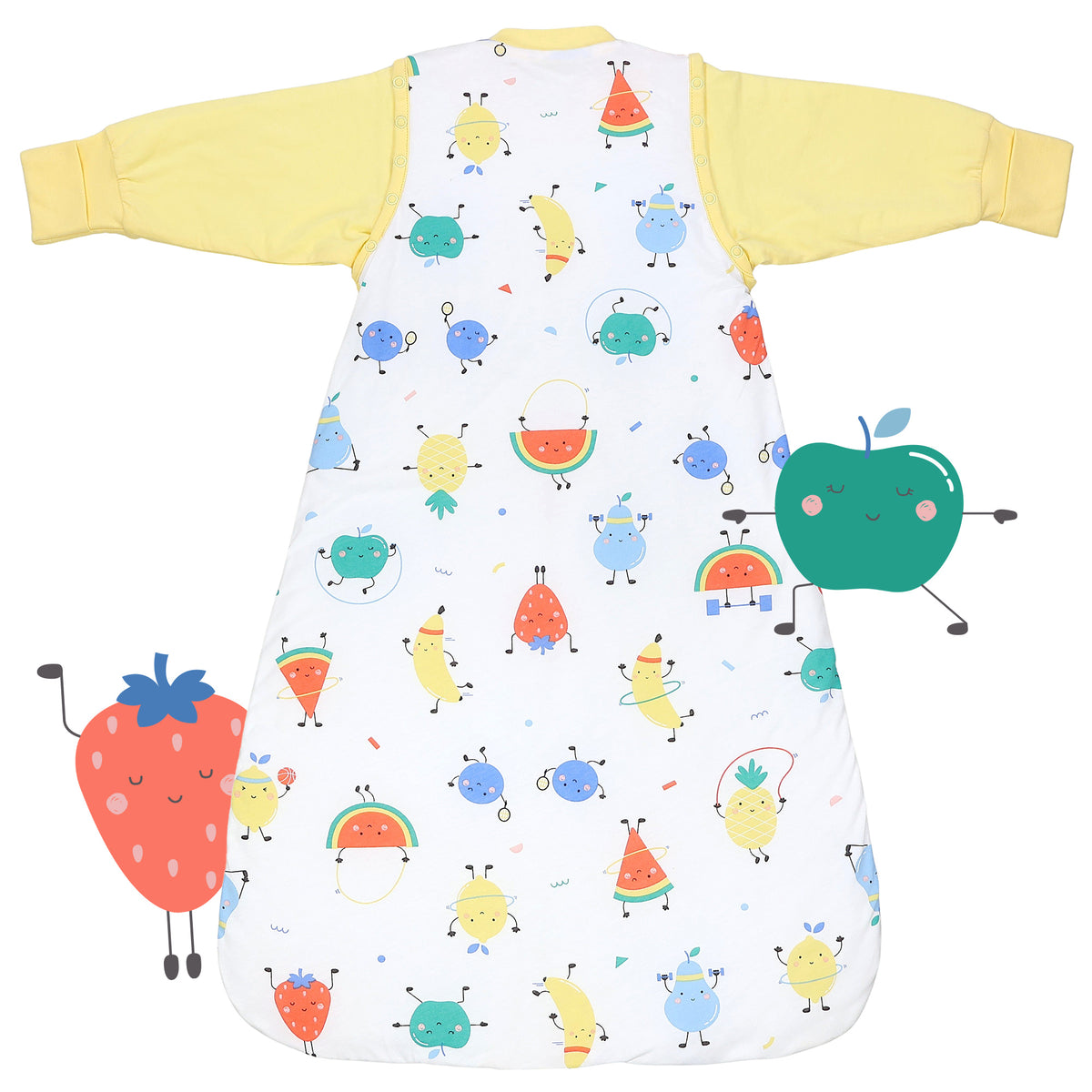 Baby Sleeping Bag - 1.0 TOG_Sporty Fruit_back_1187