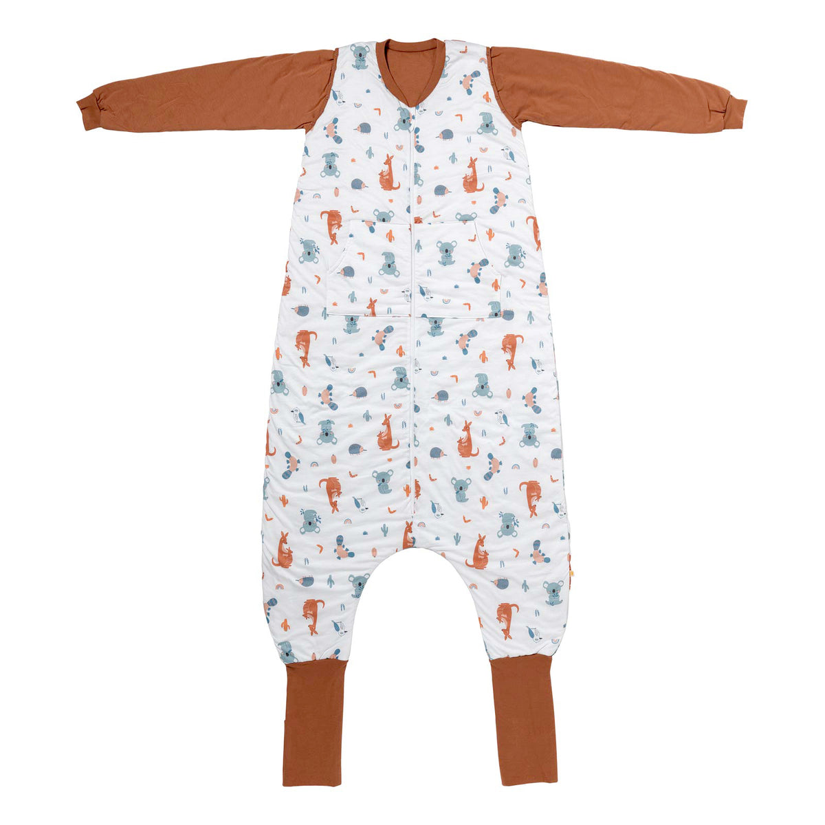 Adult Sleeping Bag with Feet & Detachable Sleeves - 3.5 TOG_Kangaroo_front_1189
