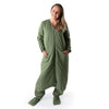 Adult Sleeping Bag with Feet & Detachable Sleeves - 1.0 TOG_Olive_sample image_1190