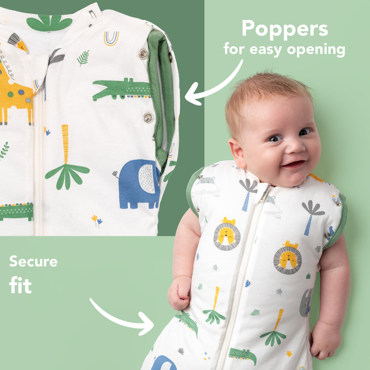 Swaddle bag 2.5 TOG_Jungle_sample image_1193