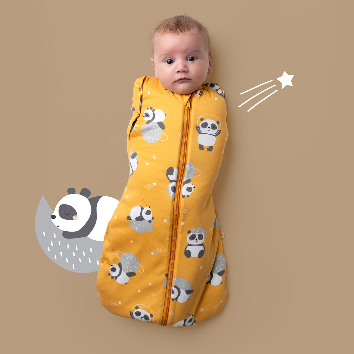 Swaddle bag 3.5 TOG_Panda_sample image_1199