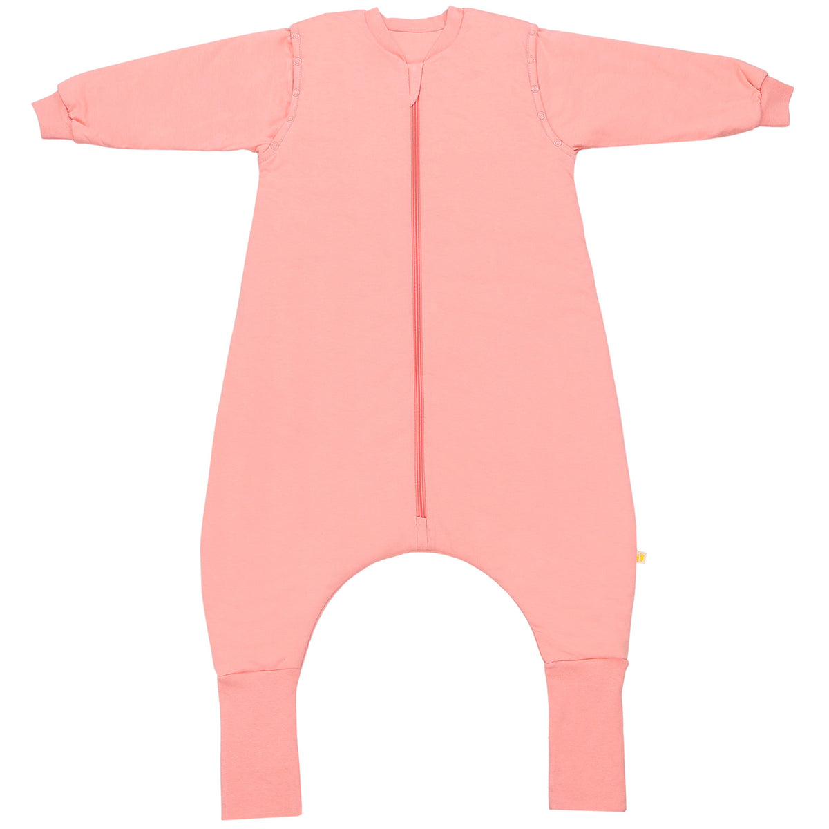 Sleeping Bag with Feet Foldable Feet Covers & Sleeves - 1.0 TOG_Peach_front_1200