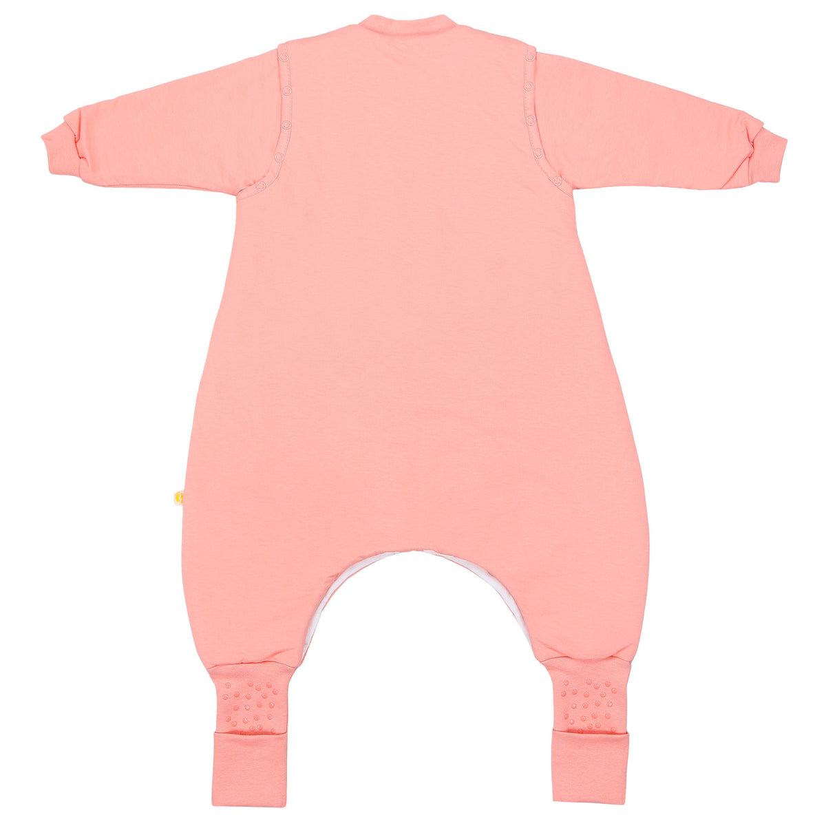 Sleeping Bag with Feet Foldable Feet Covers & Sleeves - 1.0 TOG_Peach_back_1200