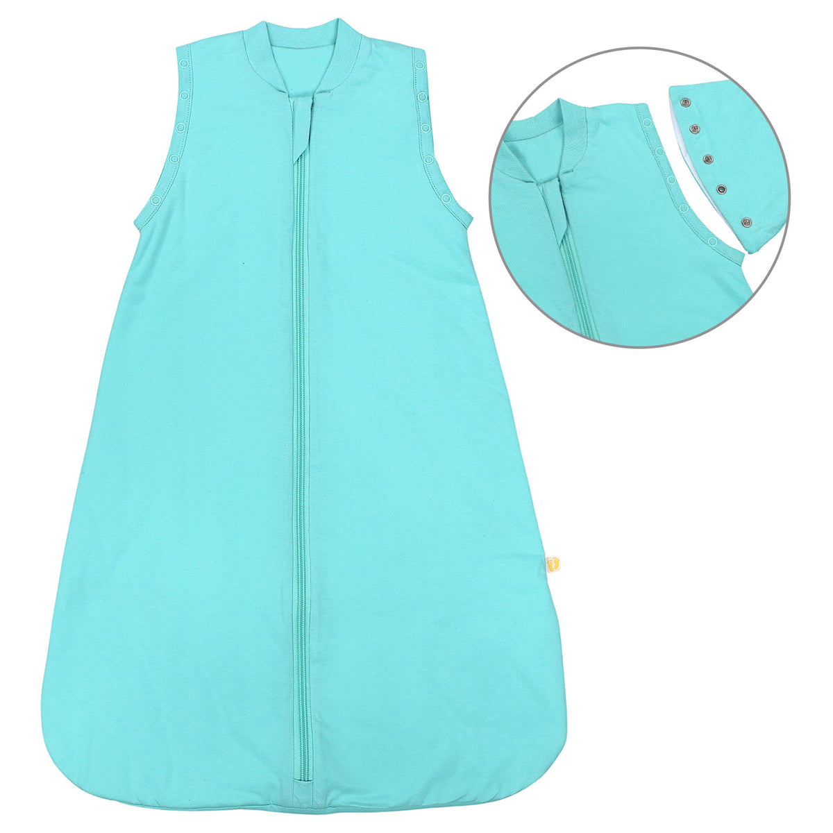 Baby Sleeping Bag - 1.0 TOG_Aqua_front_1201