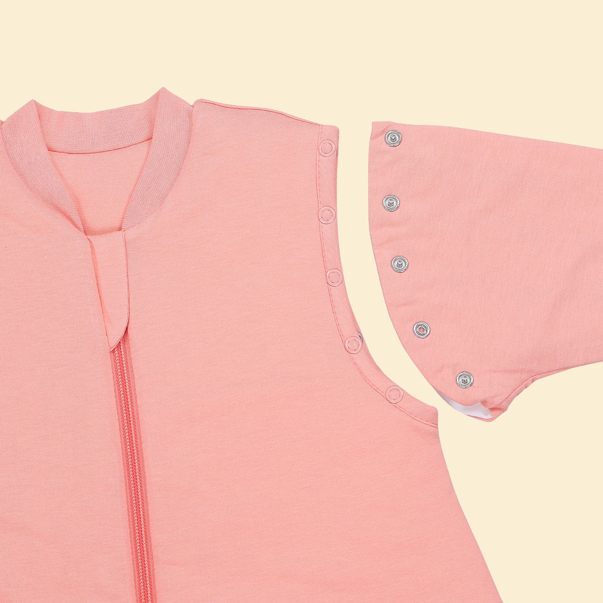 Baby Sleeping Bag - 1.0 TOG_Peach_sleeve area_1201