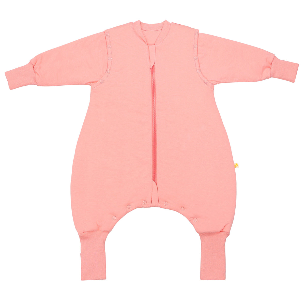 Sleeping Bag with Feet & Foldable Feet Covers - 2.5 TOG_Peach_front_1202