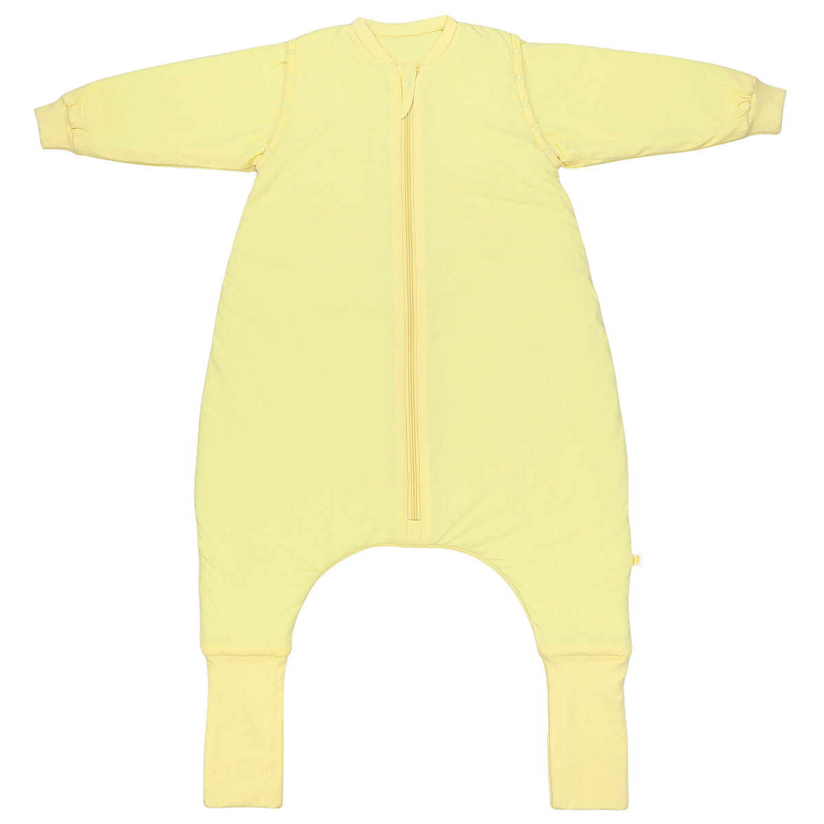 Sleeping Bag with Feet & Foldable Feet Covers - 2.5 TOG_Soft Yellow_front_1202