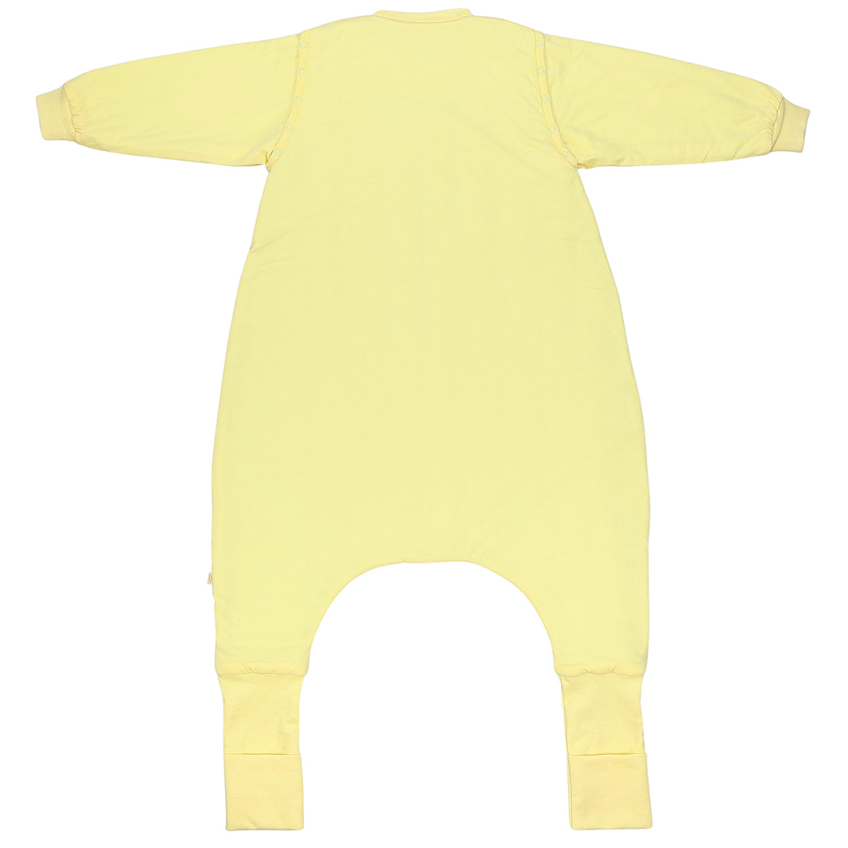 Sleeping Bag with Feet & Foldable Feet Covers - 2.5 TOG_Soft Yellow_back_1202