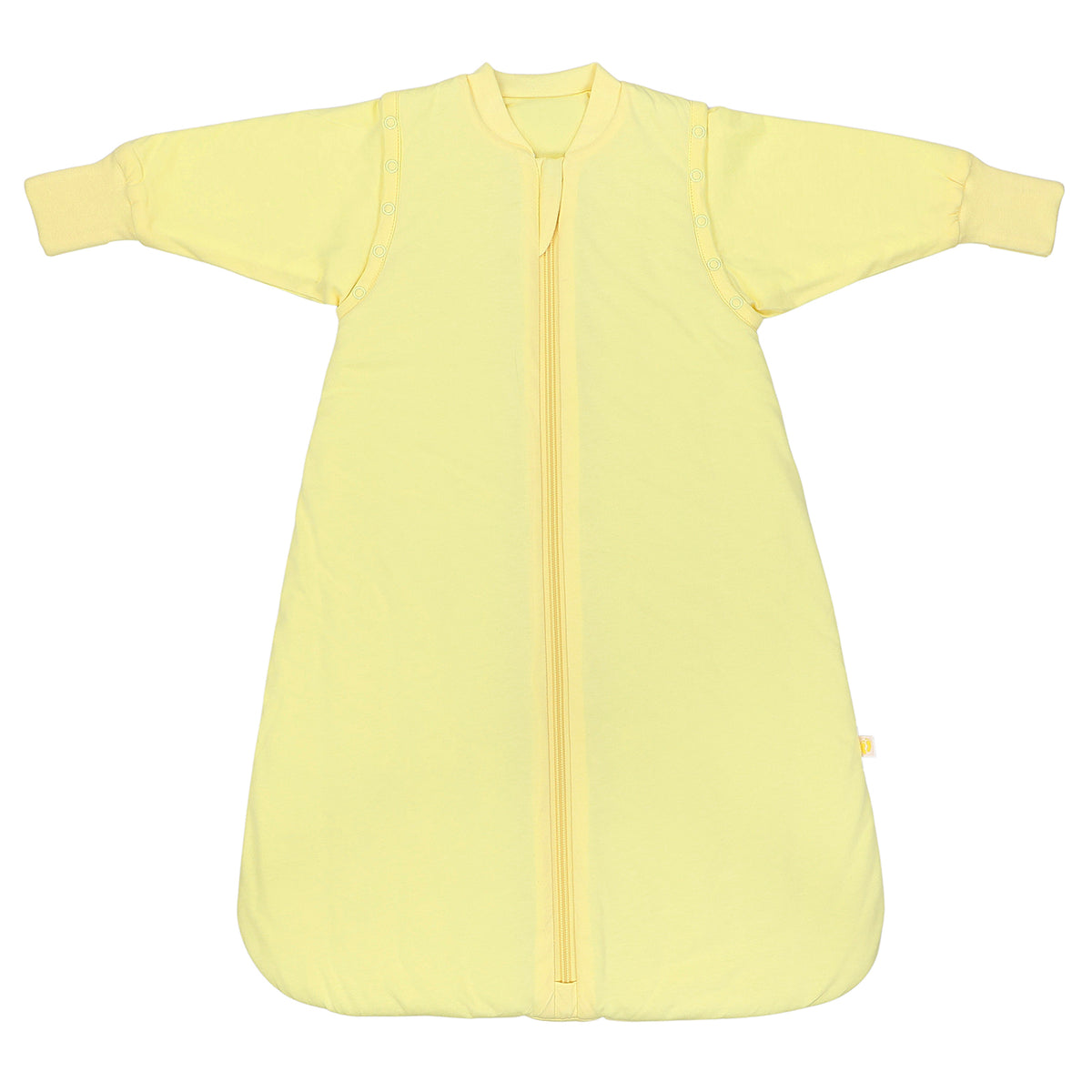 Sleeping Bag with Detachable Sleeves - 2.5 TOG_Soft Yellow_front_1203
