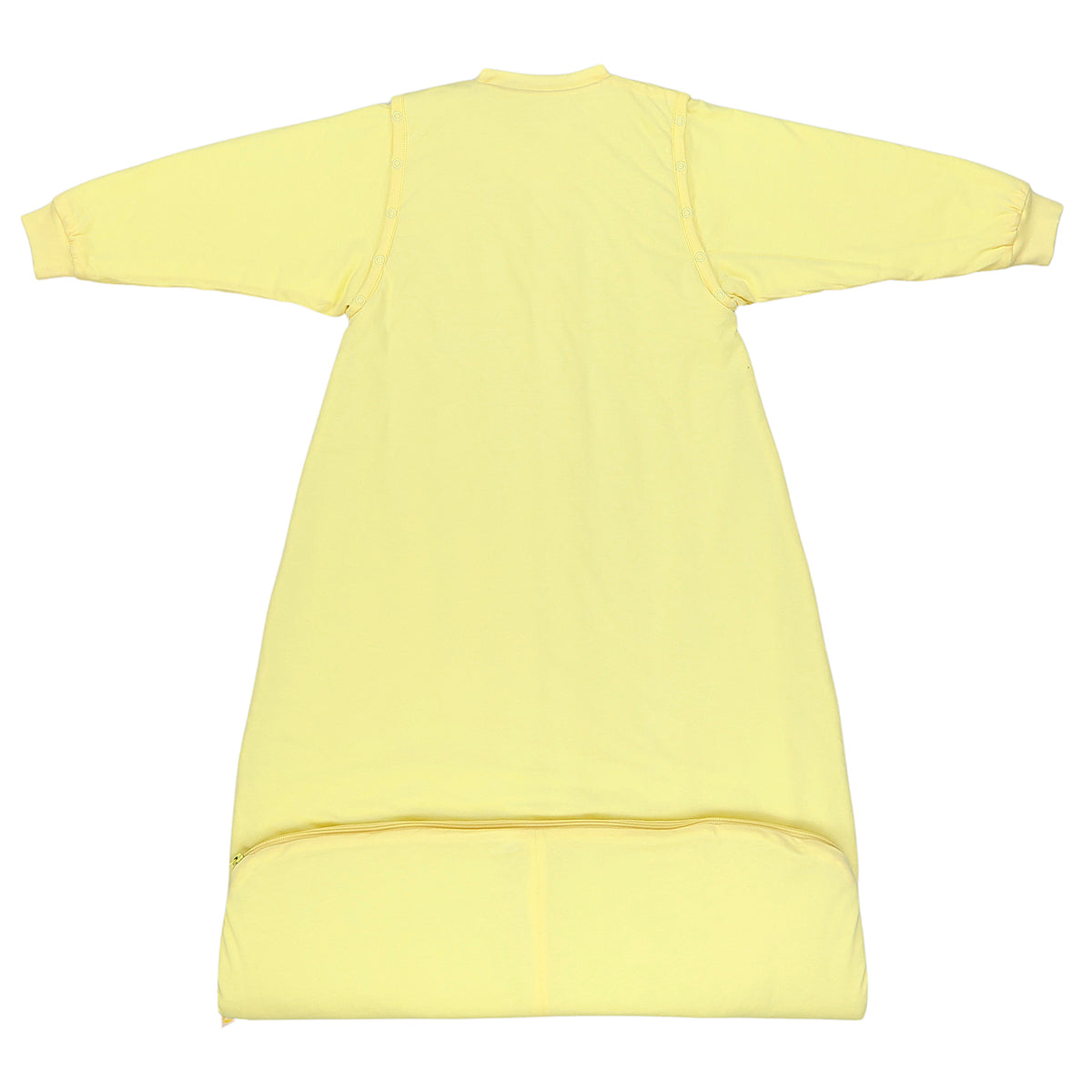 Sleeping Bag with Detachable Sleeves - 2.5 TOG_Soft Yellow_back_1203