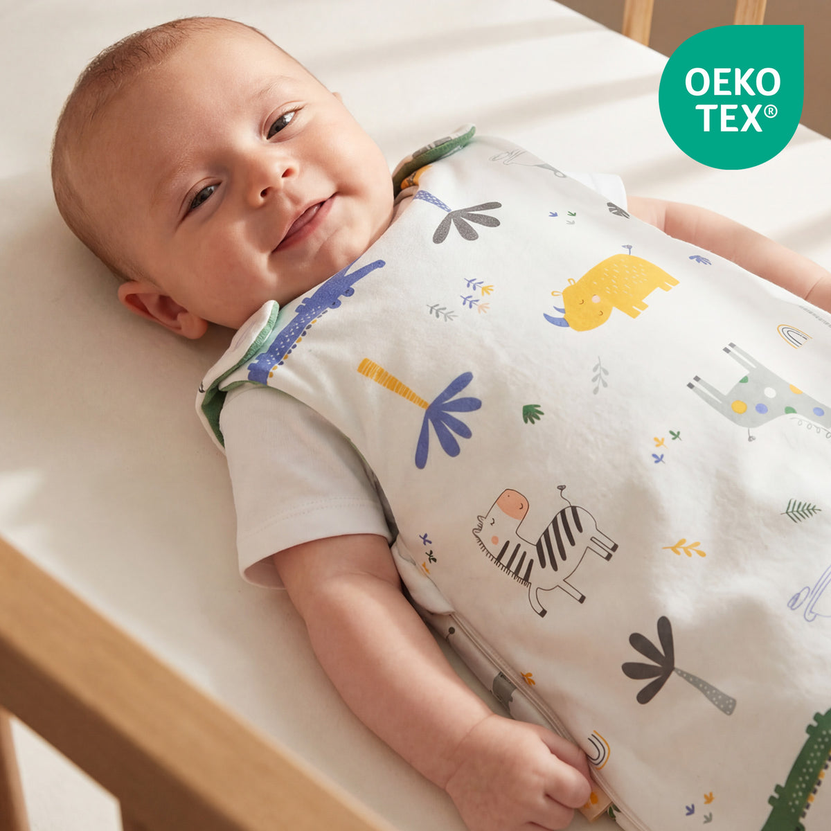 Baby Sleeping Bag - 1.0 TOG_Jungle_OEKOTEX_1204