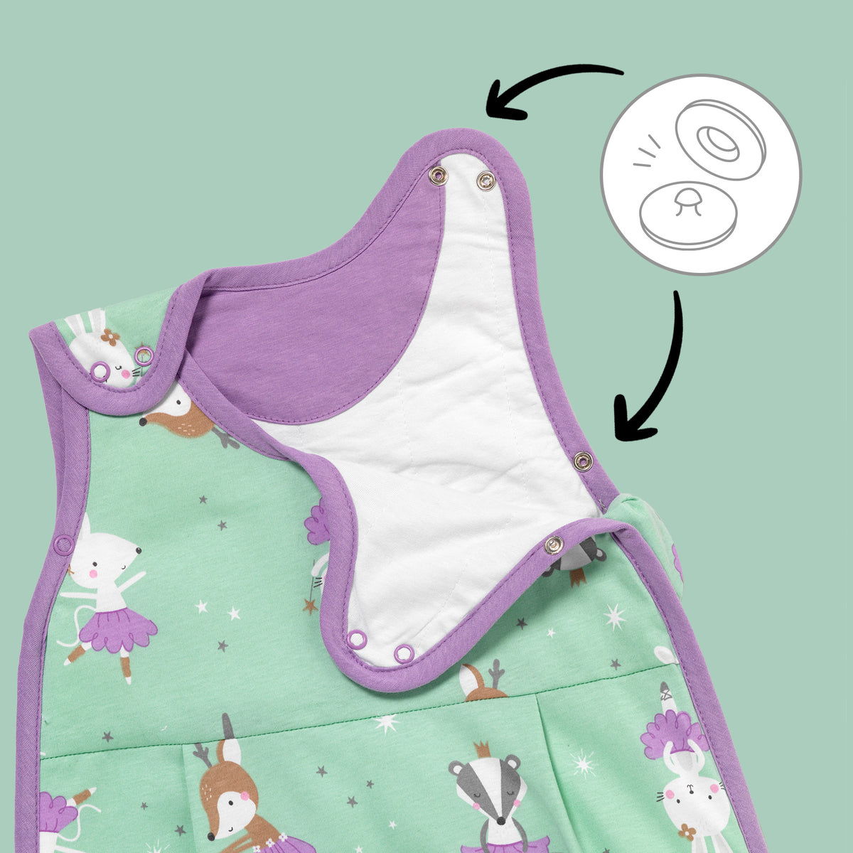 Baby Sleeping Bag - 1.0 TOG_Ballerina_TOG_1204