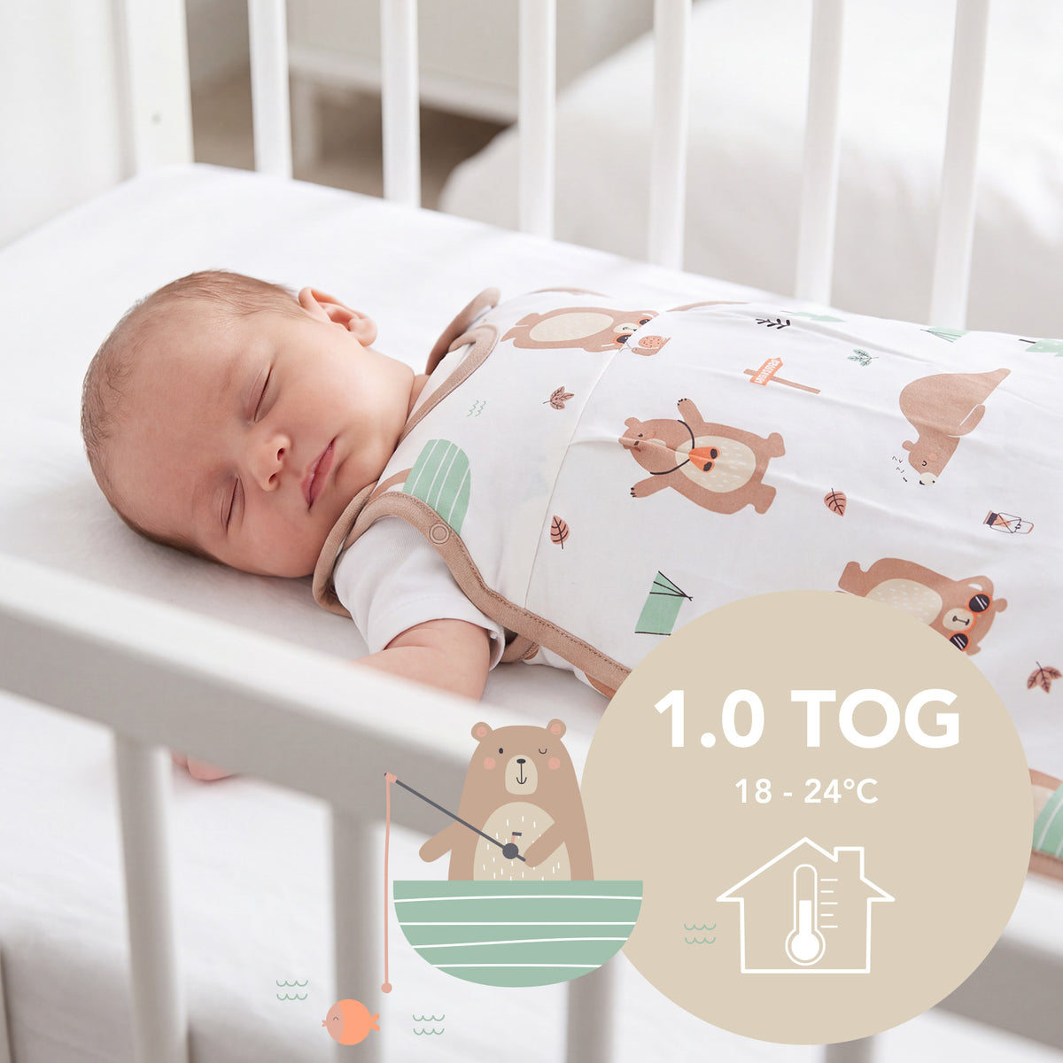 Baby Sleeping Bag - 1.0 TOG_Explorer Bear_TOG_1204