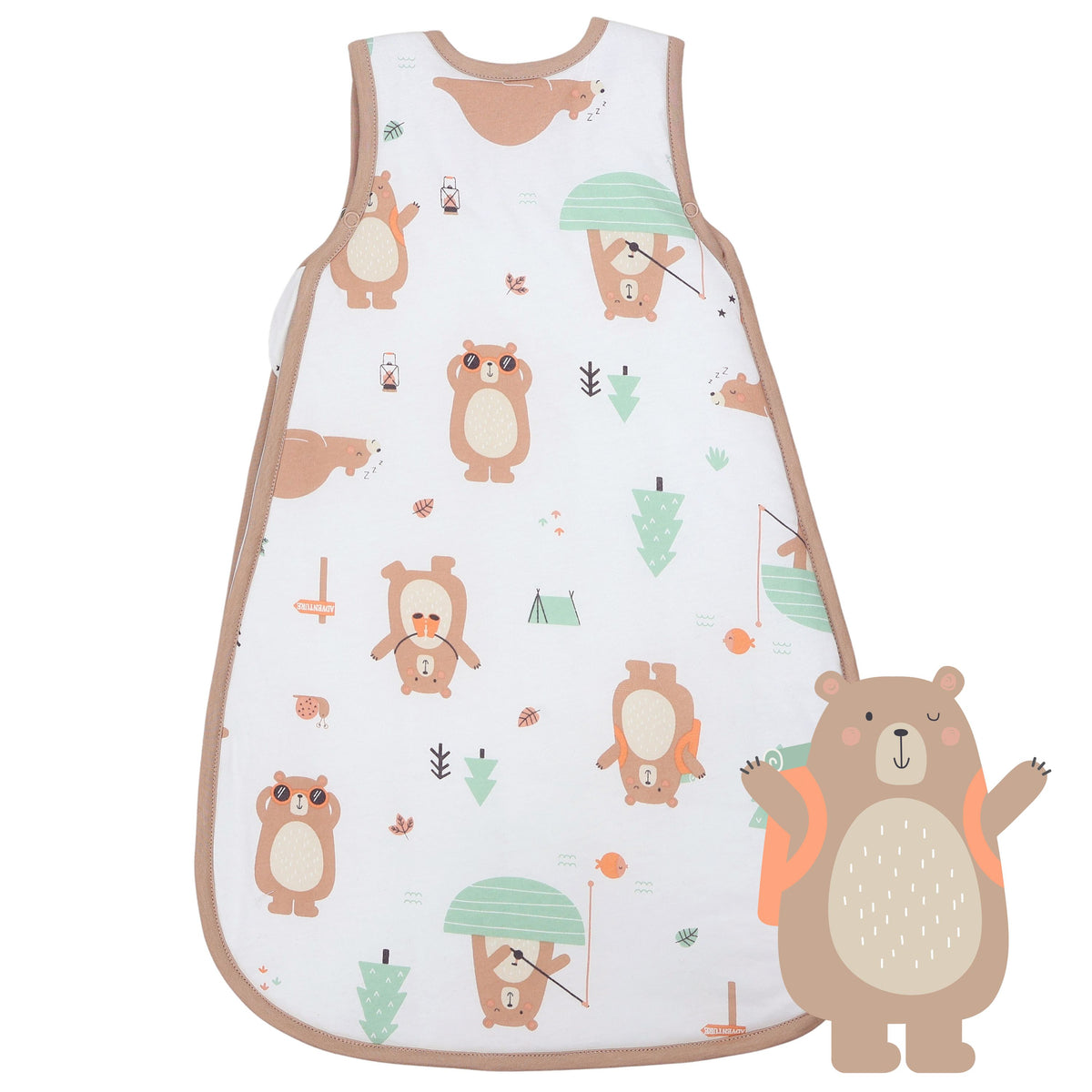 Baby Sleeping Bag - 1.0 TOG_Explorer Bear_back_1204