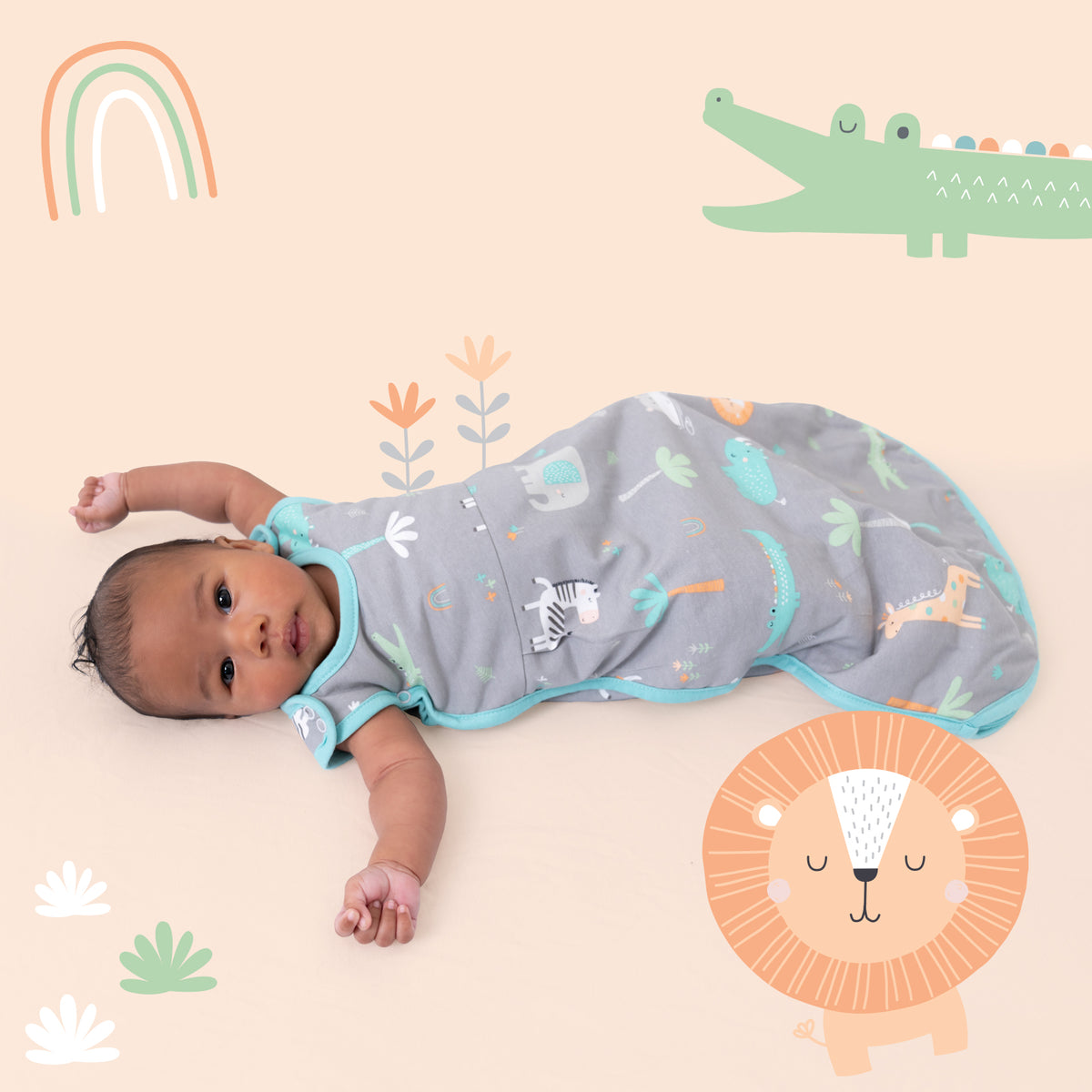 Baby Sleeping Bag - 1.0 TOG_Safari_detail_1204