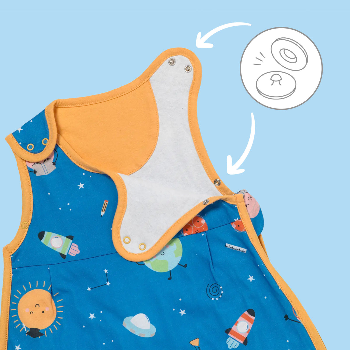 Baby Sleeping Bag - 1.0 TOG_Space_detail2_1204