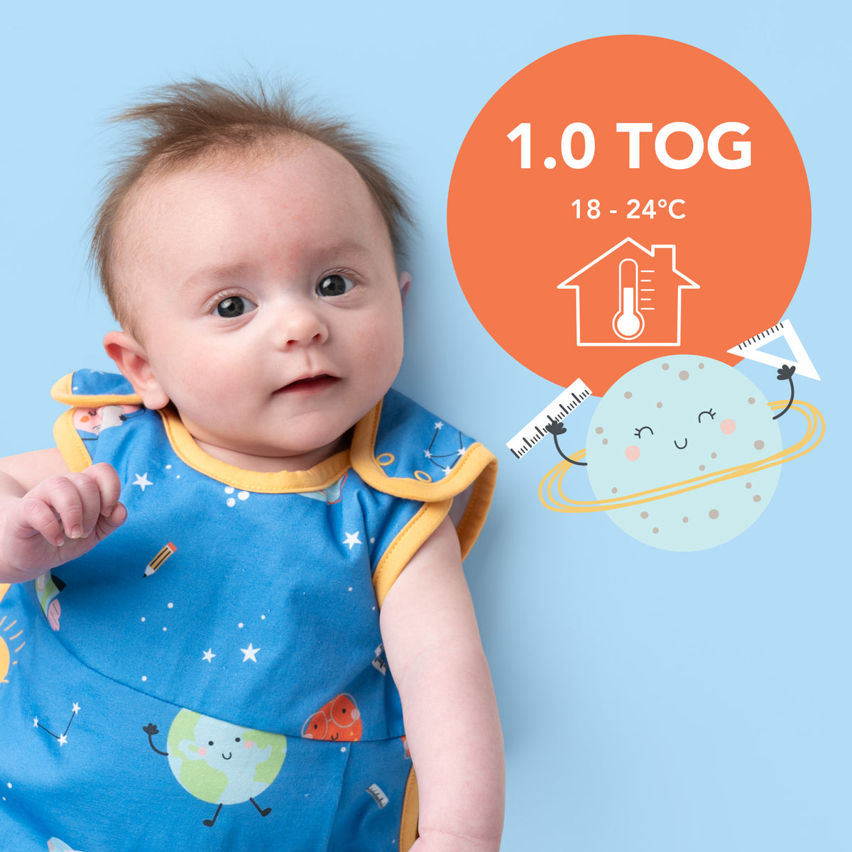 Baby Sleeping Bag - 1.0 TOG_Space_TOG_1204