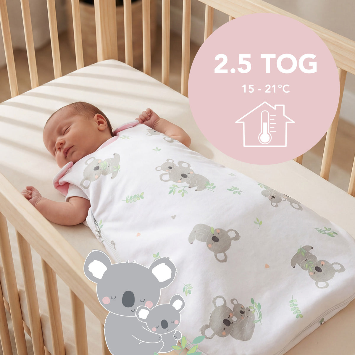 Baby Sleeping Bag - 2.5 TOG_Koala_TOG_1205