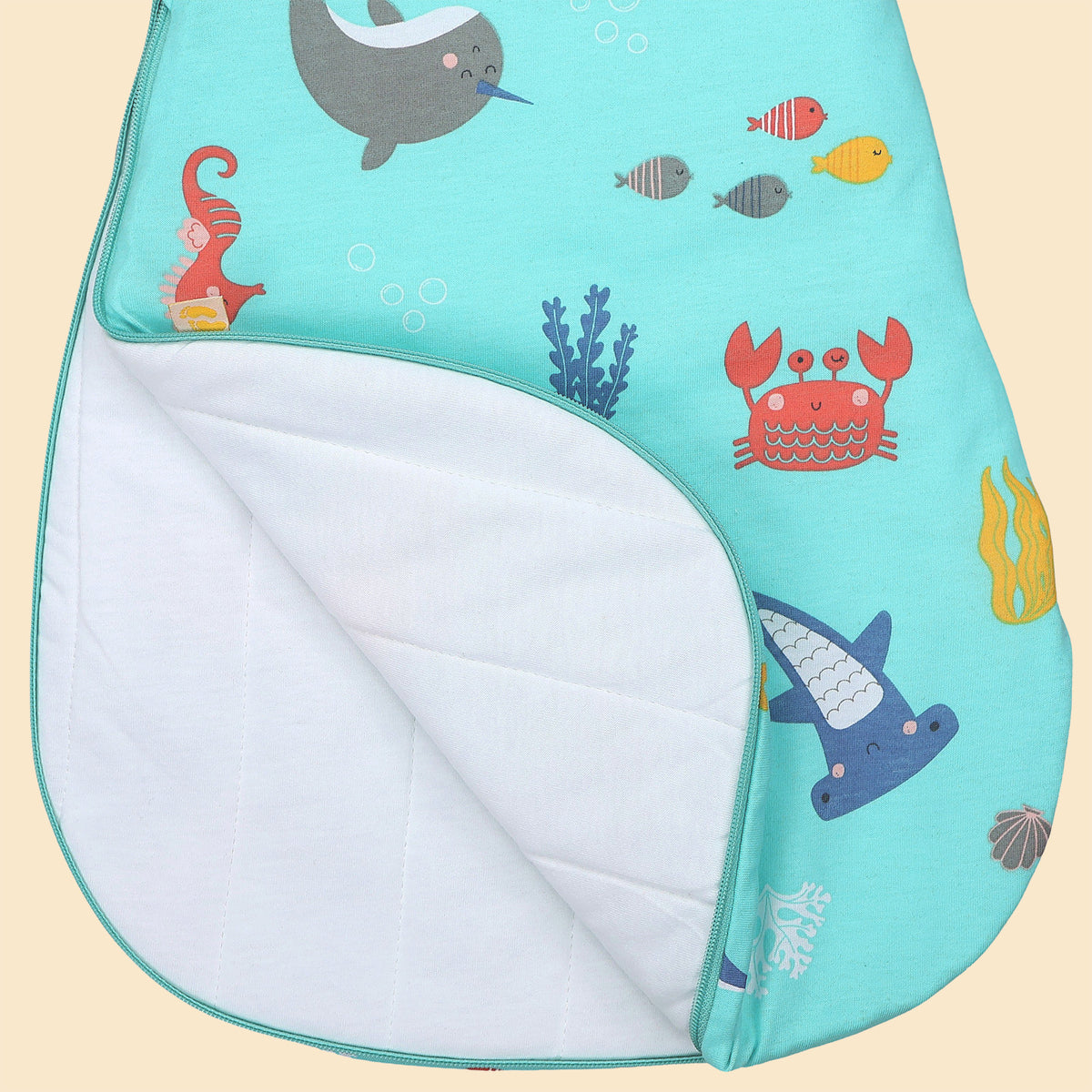 Baby Sleeping Bag - 2.5 TOG_Under the Sea_detail_1205