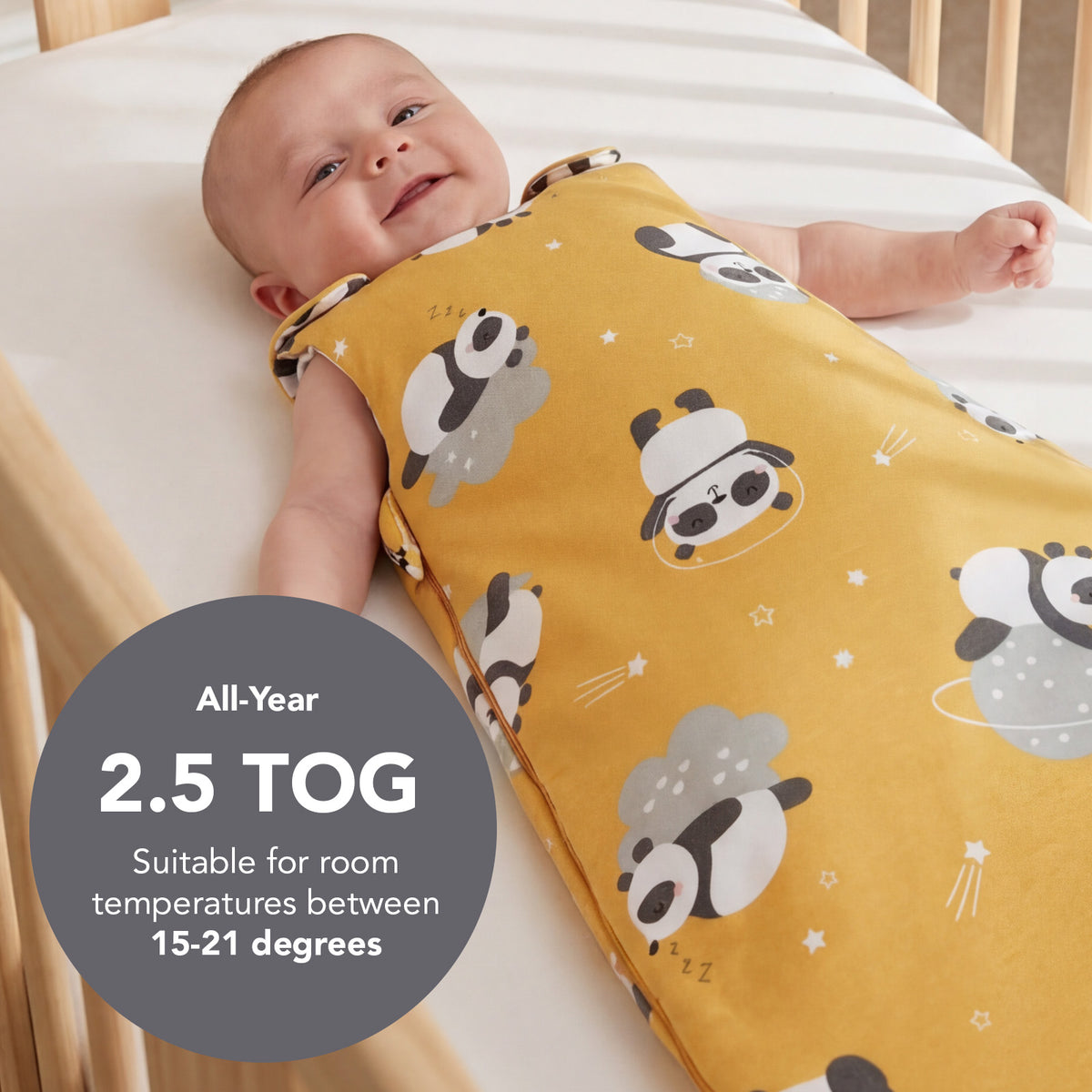 Baby Sleeping Bag - 2.5 TOG_Panda_TOG_1205