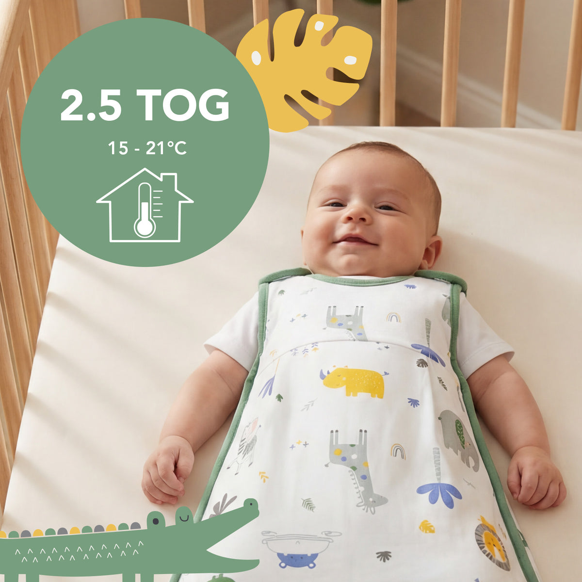 Baby Sleeping Bag - 2.5 TOG_Jungle_TOG_1205