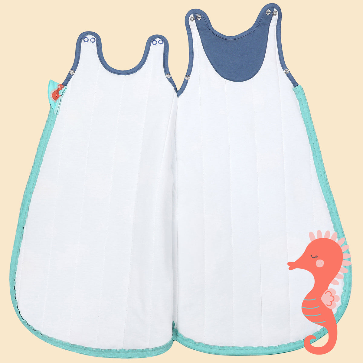 Baby Sleeping Bag - 2.5 TOG_Under the Sea_detail2_1205