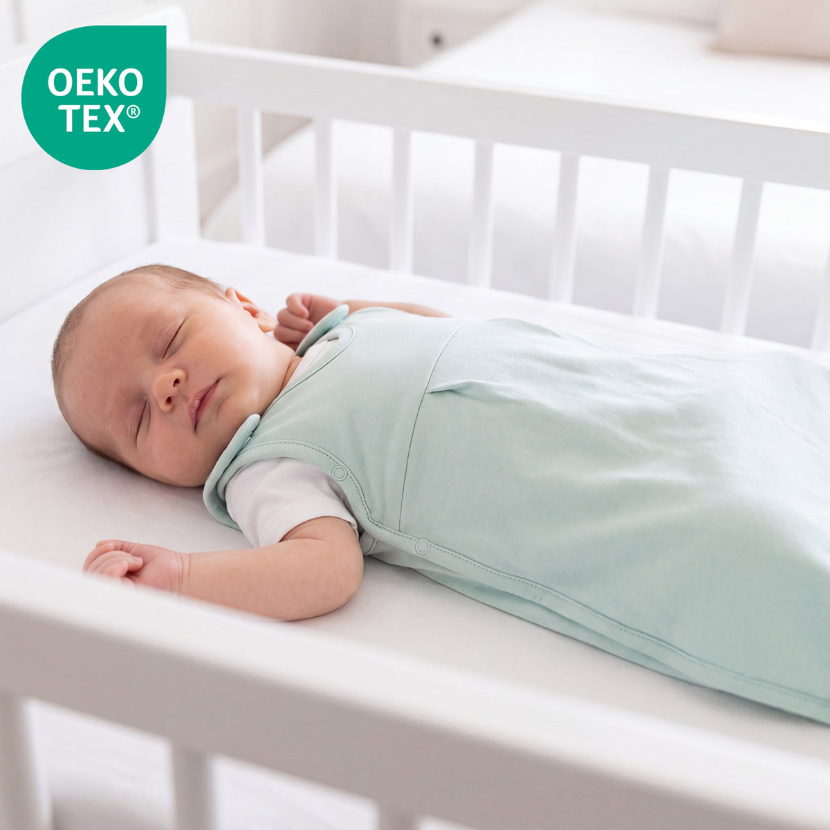 Baby Sleeping Bag - 2.5 TOG_Sage_OEKOTEX_1207